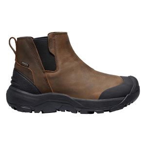 Men's KEEN Revel IV Chelsea Waterproof Insulated Winter Boots Outdoor 10.5 Canteen/Black