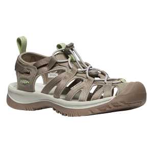Women's KEEN Whisper Closed Toe Sandals 9 Timberwolf/Tarragon