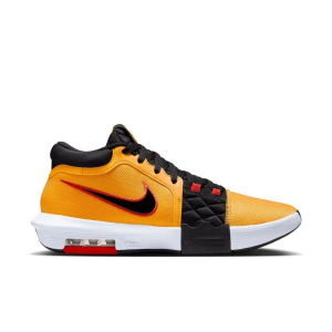 Adult Nike LeBron Witness 8 Basketball Shoes M9.5/W11 Regular University Gold/Black/Light Crimson/White
