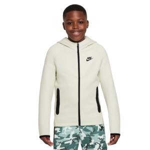 Kids' Nike Sportswear Tech Fleece Full Zip XSmall Sea Glass/Black