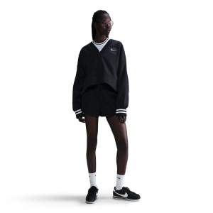 Women's Nike Sportswear Phoenix Fleece Crewneck Sweatshirt Small Black