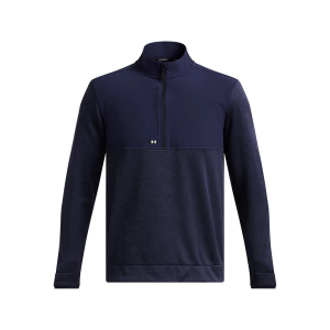 Men's Under Armour Drive Storm SweaterFleece Long Sleeve 1/2 Zip XLarge Blue
