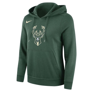 Women's Milwaukee Bucks Nike Club Hoodie XLarge Fir