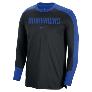 Dallas Mavericks Pregame Nike Long Sleeve T-Shirt XLarge Royal