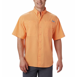 Men's Columbia PFG Tamiami II Button Up Shirt 2XLarge Bright Nectar