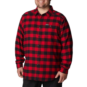 Men's Columbia Cornell Woods Long Sleeve Flannel XLarge Tall Mountain Red Buffalo Check