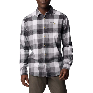 Men's Columbia Cornell Woods Long Sleeve Flannel 3XLarge City Grey Ombre Buffalo