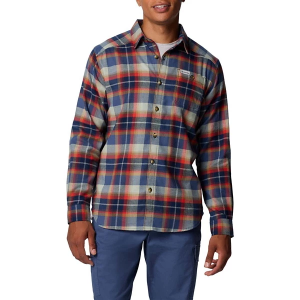 Men's Columbia Cornell Woods Long Sleeve Flannel 2XLarge Collegiate Navy Classic