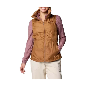 Women's Columbia Mix It Around(TM) III Vest Large Camel Brown