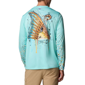 Men's Columbia Terminal Tackle PFG X Bentley Long Sleeve T-Shirt XLarge Gulf Stream
