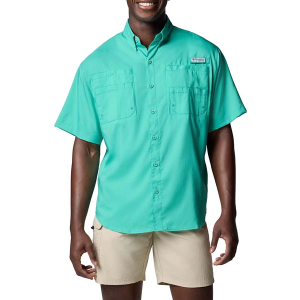 Men's Columbia PFG Tamiami II Button Up Shirt Large Glaze Green