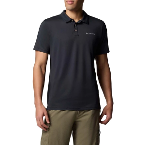 Men's Columbia Tech Trail Utility Polo 2XLarge Black
