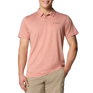 Men's Columbia Tech Trail Utility Polo Large Tuscan Heather