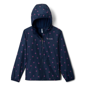 Girls' Columbia Pixel Grabber II Reversible Softshell Jacket Large Collegiate Navy Sundot