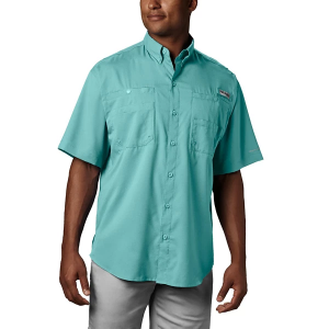 Men's Columbia PFG Tamiami II Button Up Shirt Medium Gulf Stream