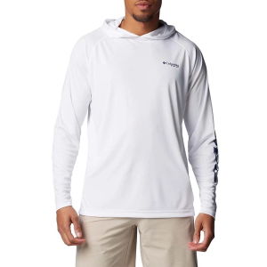 Men's Columbia Terminal Tackle Long Sleeve T-Shirt Large White