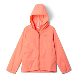 Girls' Columbia Switchback II Rain Jacket Large Hot Coral