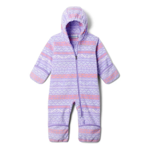 Columbia Snowtop II Fleece Bunting Baby 18/24 mo. Paisley Purple Madras
