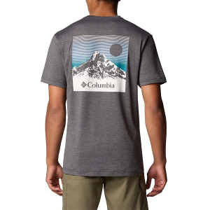 Men's Columbia Kwick Back Graphic T-Shirt Medium Black Heather