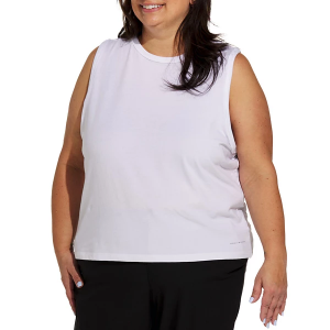 Women's Columbia Sun Trek II Crew Neck Hiking Tank Top 2X White