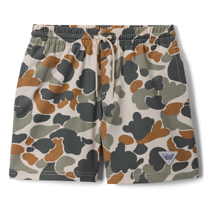 Boys' Columbia PFG Rambler Printed Hybrid Shorts XLarge Fossil Camo