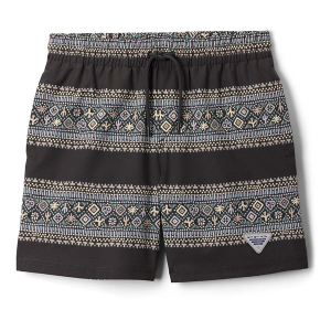 Boys' Columbia PFG Rambler Printed Hybrid Shorts Medium Shark