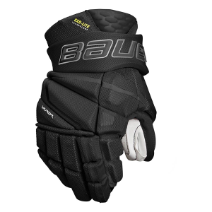 Junior Bauer S22 Vapor Hyperlite Hockey Gloves 11" Black