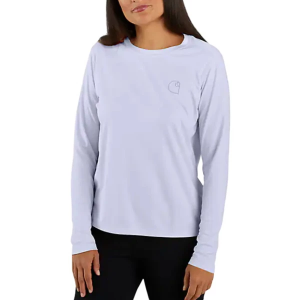 Women's Carhartt Sun Defender Long Sleeve T-Shirt Large Lavender