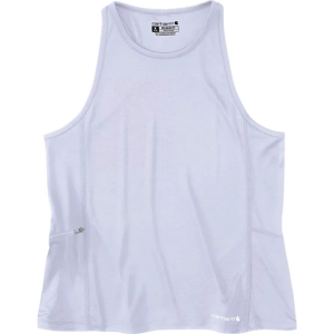 Women's Carhartt Force Relaxed Crew Neck Hiking Tank Top Large Lavender