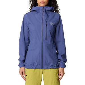 Women's Mountain Hardwear Stretch Ozonic(TM) Jacket Rain Jacket Small Lapis Dusk