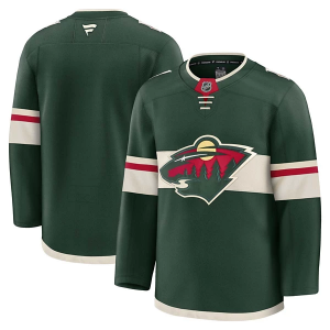 Minnesota Wild Fanatics Premier Jersey 52 Green
