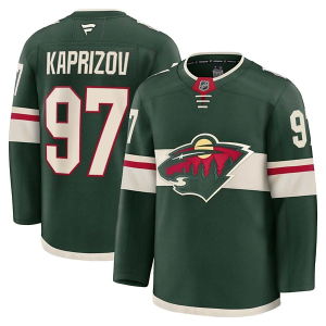 Minnesota Wild Kirill Kaprizov #97 Fanatics Premier Jersey 44 Green