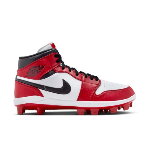 Men's Jordan 1 Retro MCS Molded Baseball Cleats 12 Gym Red/Black/White