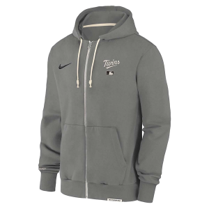 Minnesota Twins Nike 2025 Authentic Collection Travel Full Zip Medium Steel