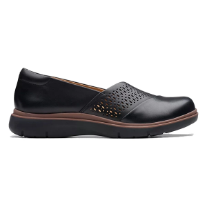 Women's Clarks Certina Edge Loafers Regular 8 Black Leather