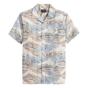 Men's Pendleton Aloha Cotton Camp Button Up Shirt Medium Pacific