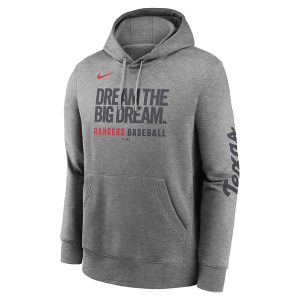 Texas Rangers Nike City Connect Logo Hoodie XLarge Dark Grey Heather