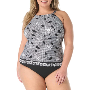Women's Beach House Blair Swim Tankini Plus 18W Black