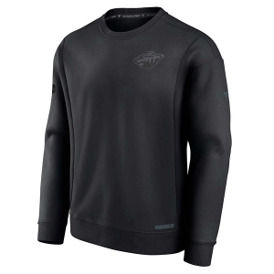 Fanatics Minnesota Wild 2024 Authentic Pro Road Crewneck