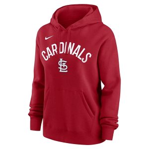 Women's St. Louis Cardinals Nike 2025 Club Logo Hoodie Medium Red