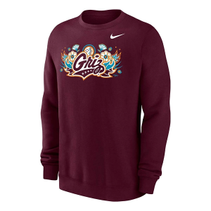 Montana Grizzlies Nike Crew Large Maroon