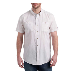 Men's Kuhl Karib Stripe Button Up Shirt 3XLarge Sea Salt
