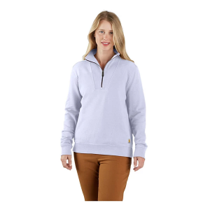 Women's Carhartt Tencel Fiber Series Relaxed Fit 1/4 Zip Pullover XLarge Lavendar