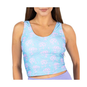 Women's Janela Bay V Neck Swim Tankini Contemporary XLarge Pastel Floral