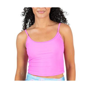 Women's Janela Bay Spaghetti Strap Swim Tankini Contemporary Small Persian Pink