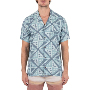 Men's Hurley Laguna Camp Woven Button Up Shirt XLarge Artillery