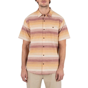 Men's Hurley One And Only Lido Stripe Woven Button Up Shirt Large Hzlnu