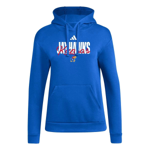 Kansas Jayhawks adidas Women's Hoodie XLarge Royal