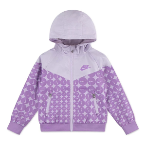 Girls' Nike Printed Windrunner Rain Jacket Toddler 4T Doll