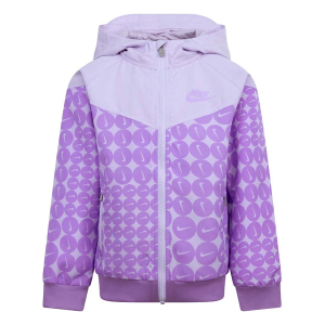Girls' Nike Printed Windrunner Rain Jacket 4 Doll